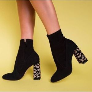 Sophia Webster 37.5 felicity leopard ankle boot